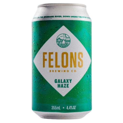 Felons Brewing Co Galaxy Haze 355ml