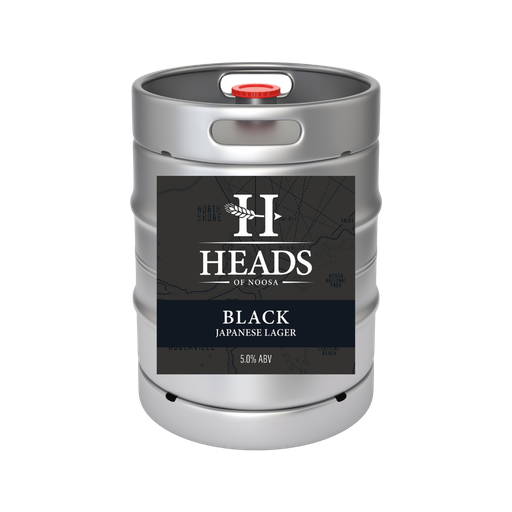 Heads Of Noosa Black Japanese Lager 50lt