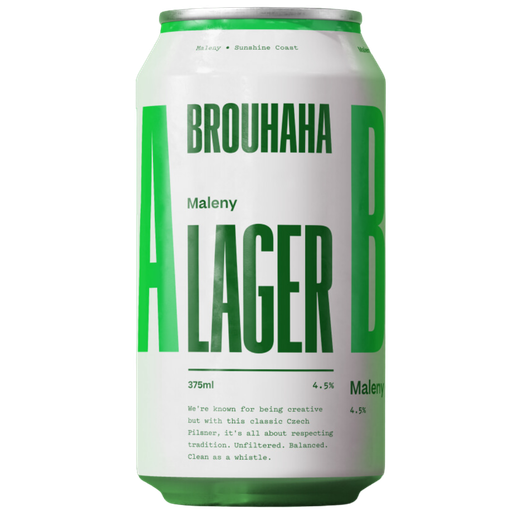 Brouhaha Maleny Lager 375ml