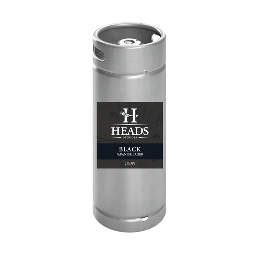 Heads Of Noosa Black Japanese Lager 20lt