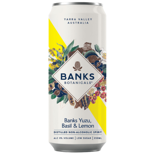 Banks Botanicals Banks Yuzu, Basil & Tonic Non Alcoholic 250ml