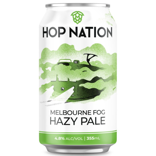 Hop Nation Melbourne Fog Hazy Pale Ale 355ml