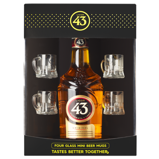 Licor 43 Mini Beer Gift Pack 700ML