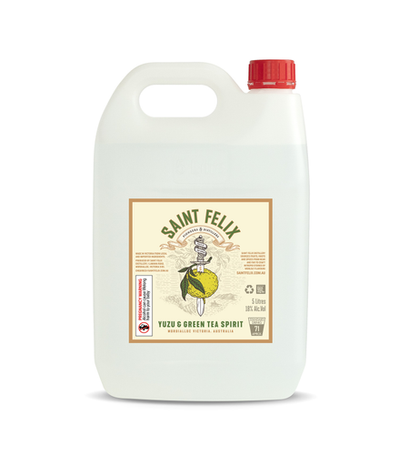 Saint Felix Distillery Yuzu & Green Tea Spirit 5lt