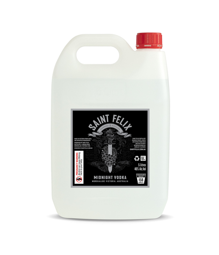 Saint Felix Distillery Midnight Vodka 5lt