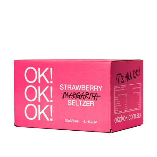 Ok! Strawberry Margarita Seltzer 330ml