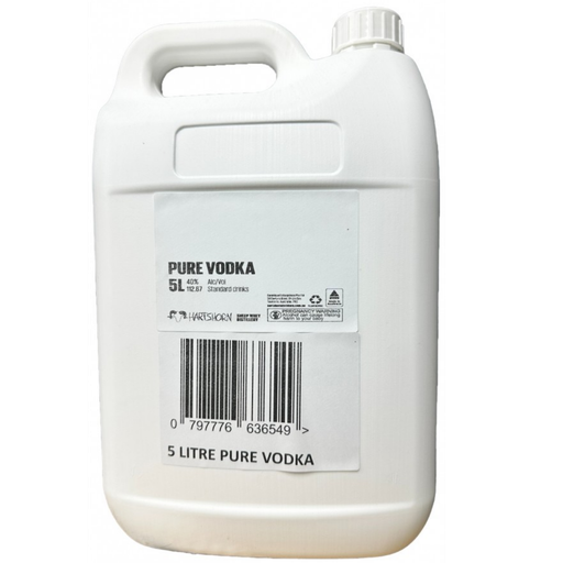Hartshorn Pure Vodka Sheep Whey Bulk 5Lt