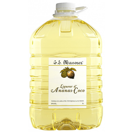 Massenez Ananas Coco Pineapple Coconut Liqueur Bulk 5Lt