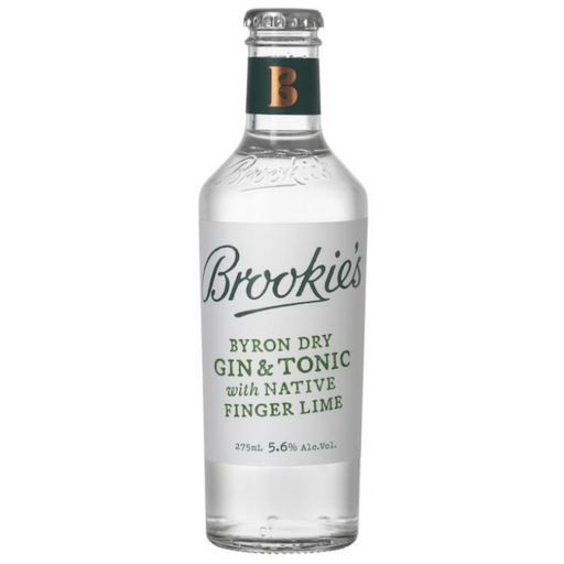 Brookies Dry & Tonic With Native Finger Lime 275ml