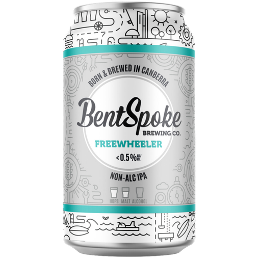 Bentspoke Freewheeler Non-alc Ipa 375ml