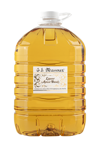 Massenez Apricot Brandy Liqueur Abricot Bulk 5Lt