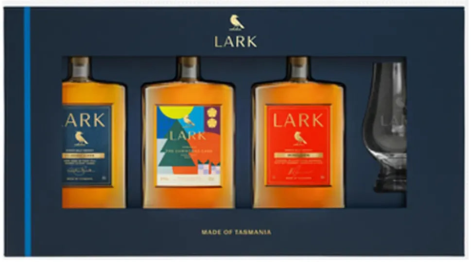 Lark Distillery (PR) Christmas 2023 3 X 100ml Giftpack 300ml