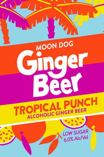 Moon Dog Ginger Beer Tropical Punch 330ml