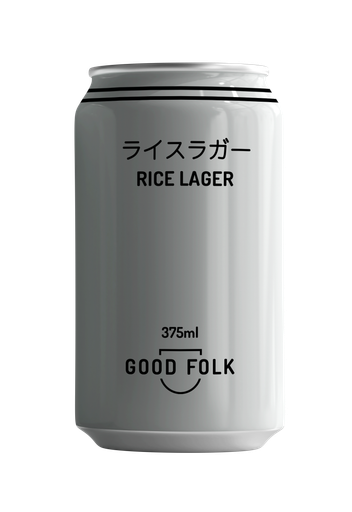 Good Folk Rice Lager 375ml