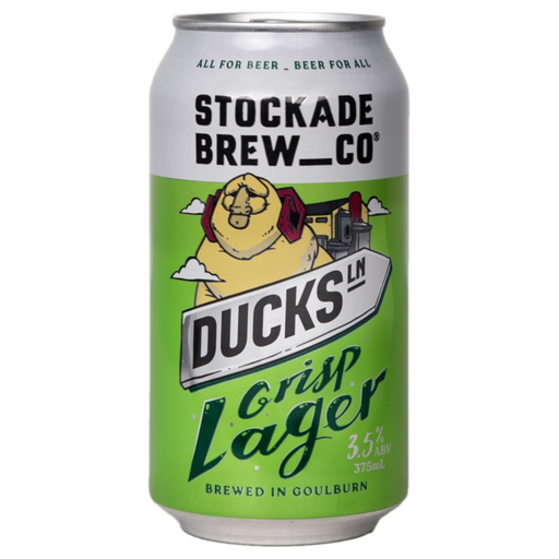 Ducks Ln Stockade Ducks Lane 3.5% Crisp Lager 375ml