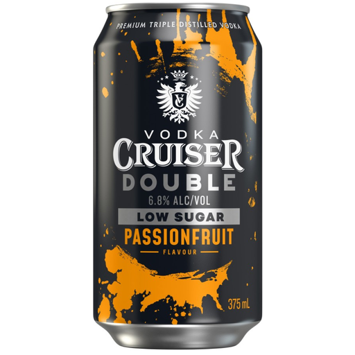 Vodka Cruiser Double Passionfruit Low Sugar 375ml