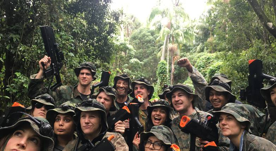 Laser Skirmish in the Forest - For 10