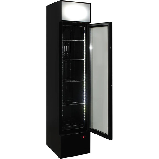 Schmick Skinny Upright Glass Door Bar Fridge