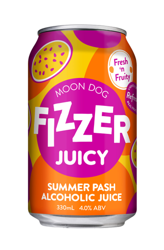 Moon Dog Fizzer Juicy Summer Pash 330ml