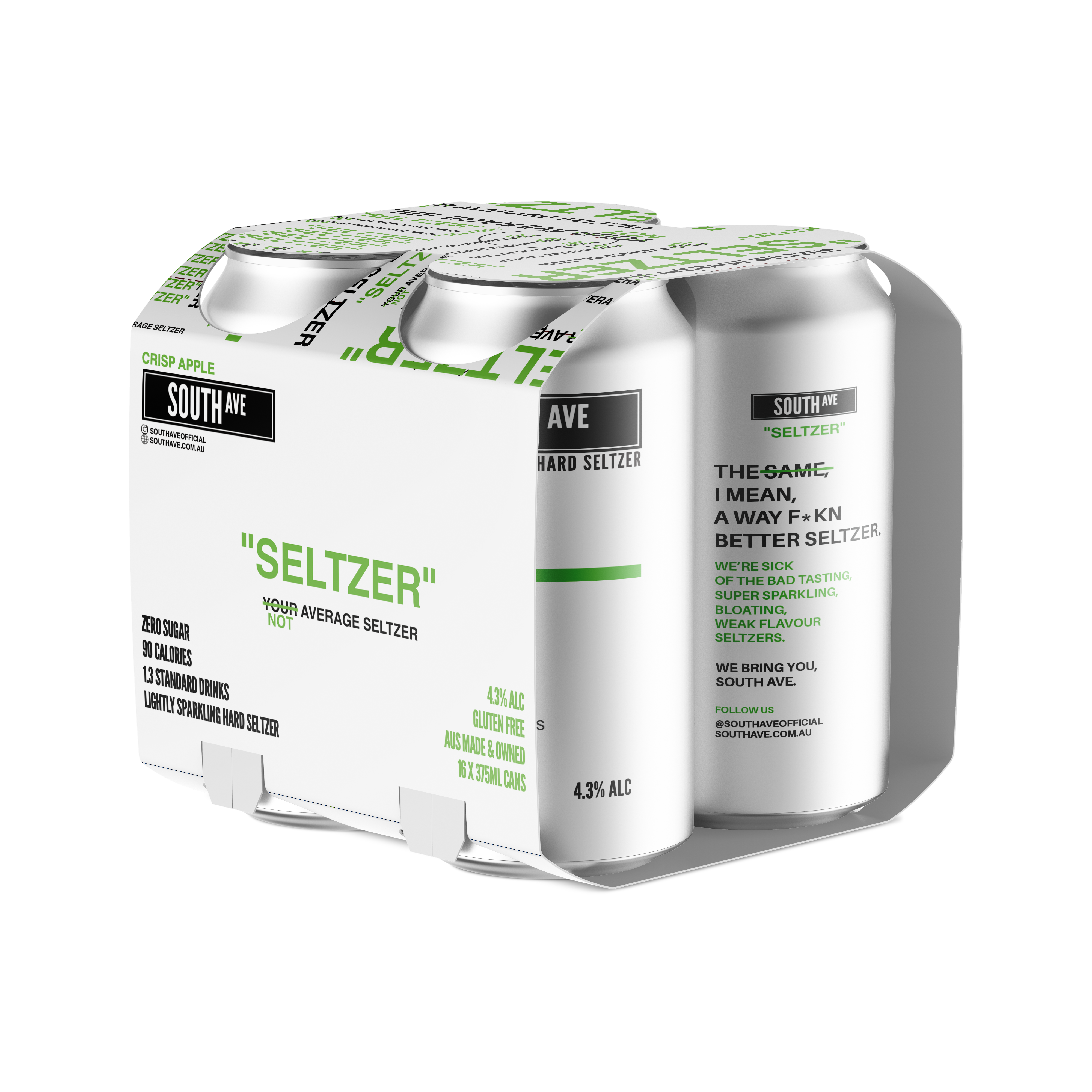 South Ave Crisp Apple 'Seltzer' 375ml