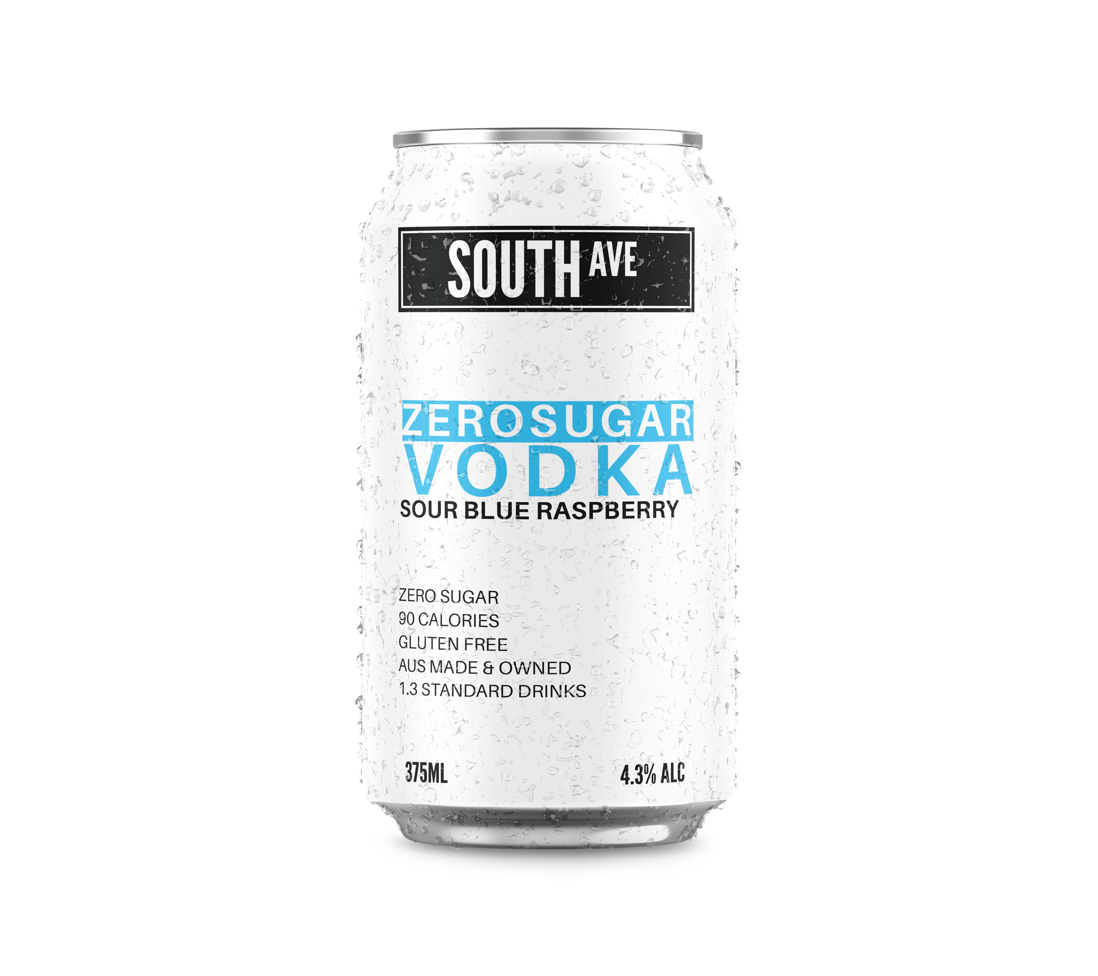 South Ave Sour Blue Raspberry 'Vodka' 375ml