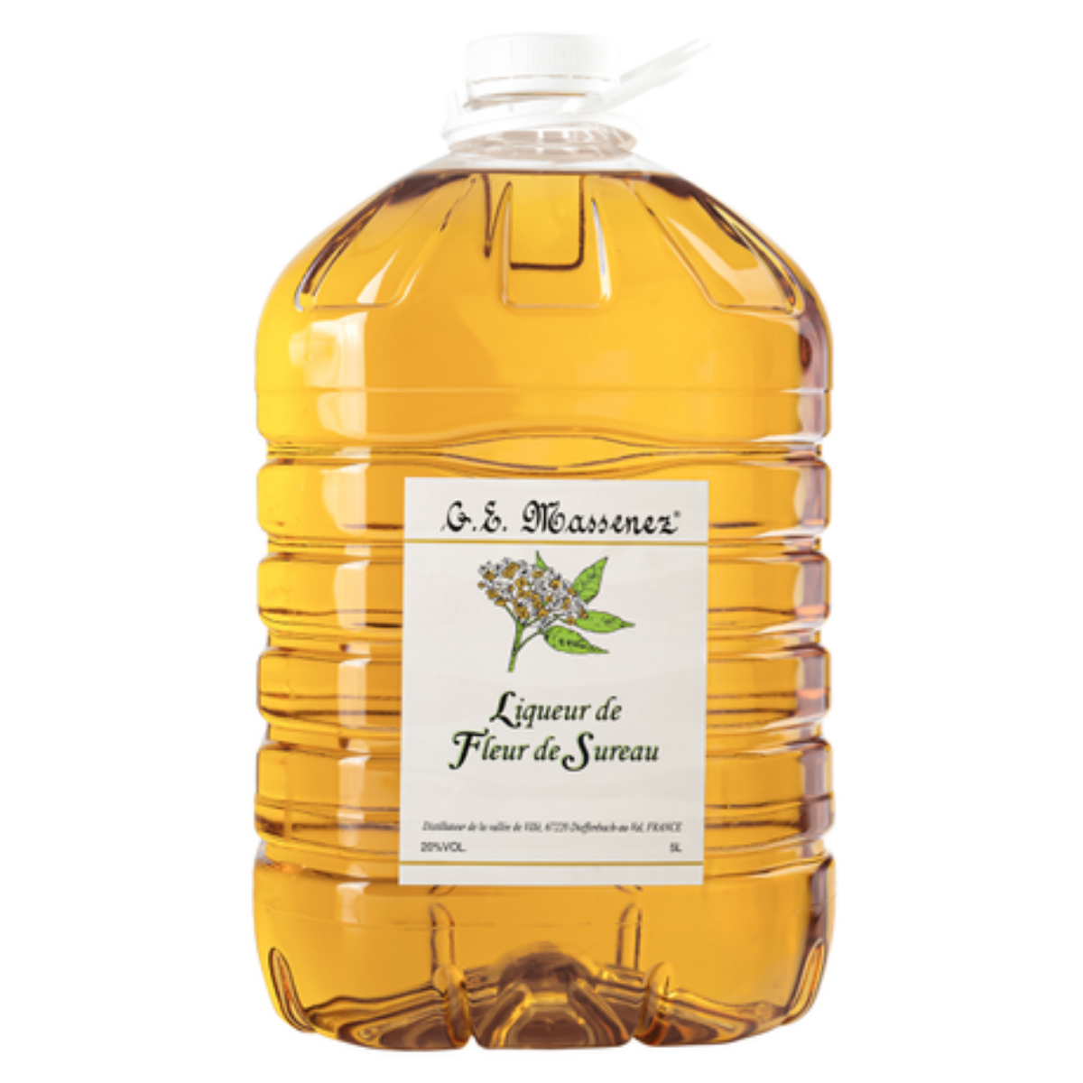 Massenez Elderflower Liqueur Bulk 5Lt