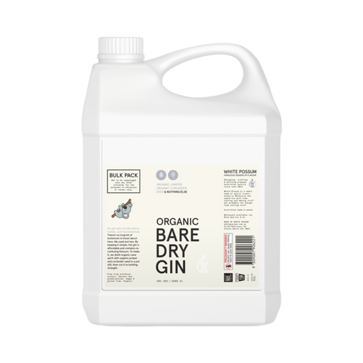 White Possum Organic Bare Dry Gin 5lt