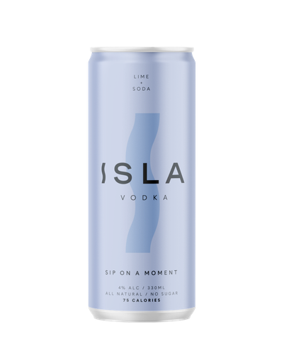 Isla Rtd Lime & Soda 330ml