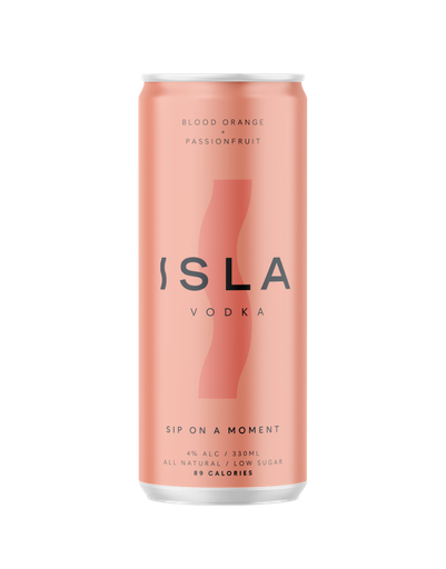Isla Rtd Blood Orange Passionfruit 330ml