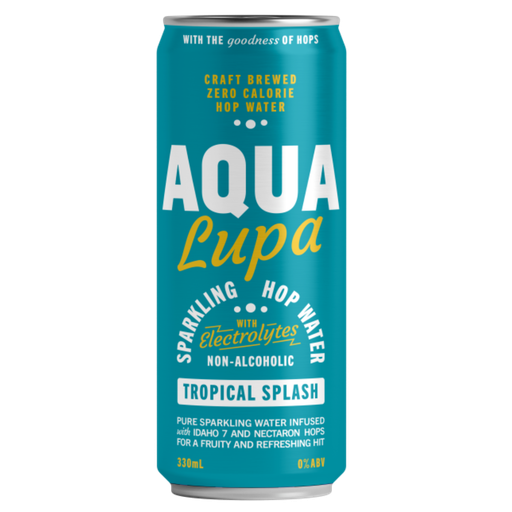 Wayward Brewing Aqua Lupa Sparkling Hop Water 16x 330ml