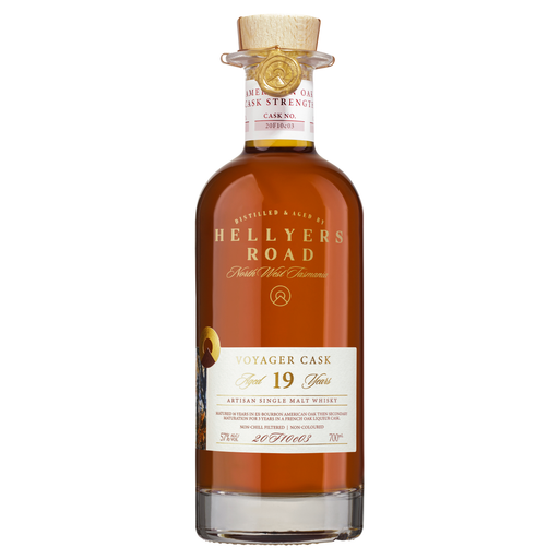 Hellyers Road 19 Year Old Voyager Cask Single Malt Whisky 700ml