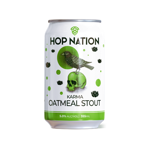 Hop Nation Karma Oatmeal Stout 355ml