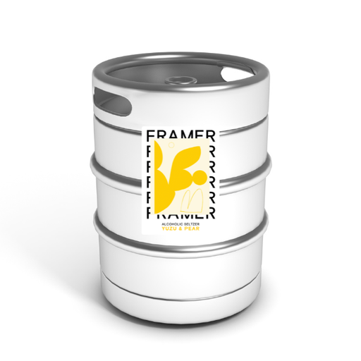 Framer Yuzu & Pear Seltzer 50lt