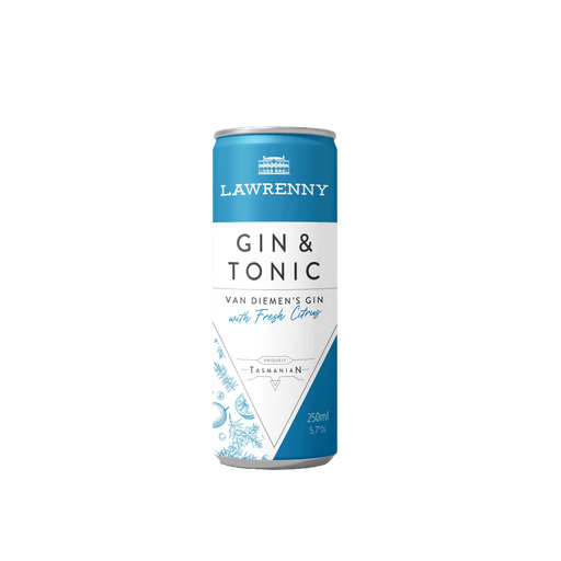 Lawrenny Van Diemen's Gin & Tonic 250ml