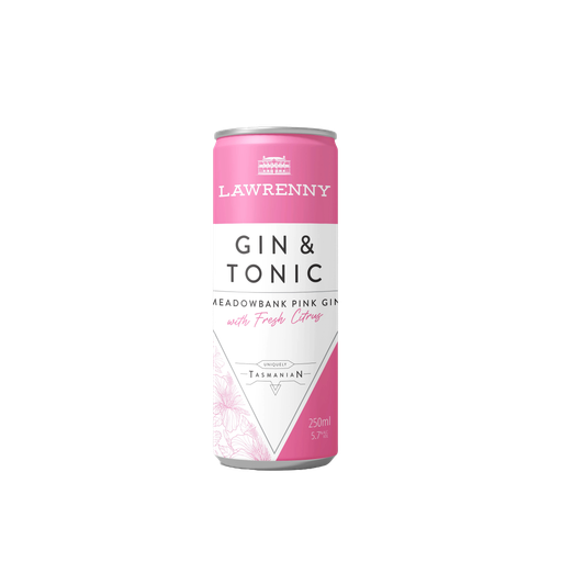 Lawrenny Meadowbank Pink Gin & Tonic 250ml