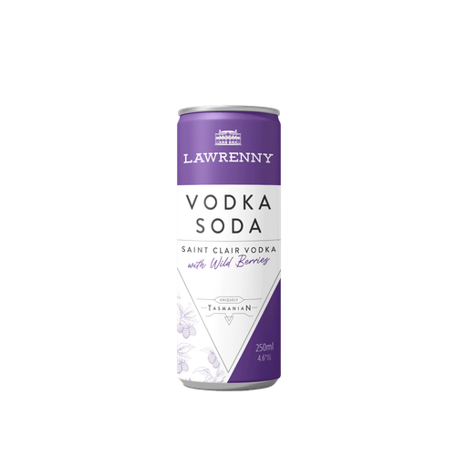 Lawrenny Vodka Soda Wild Berry 250ml