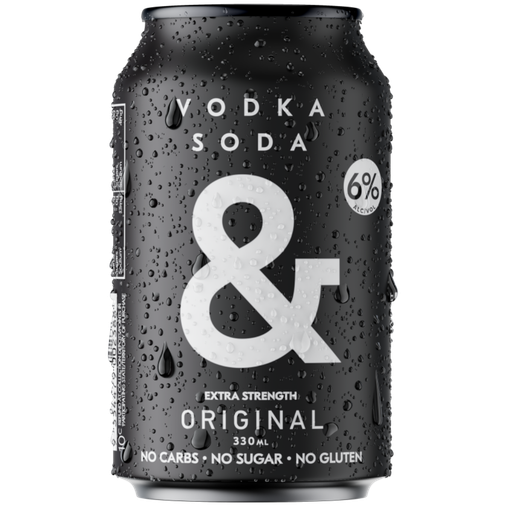 Ampersand Vodka Soda & Black 330ml
