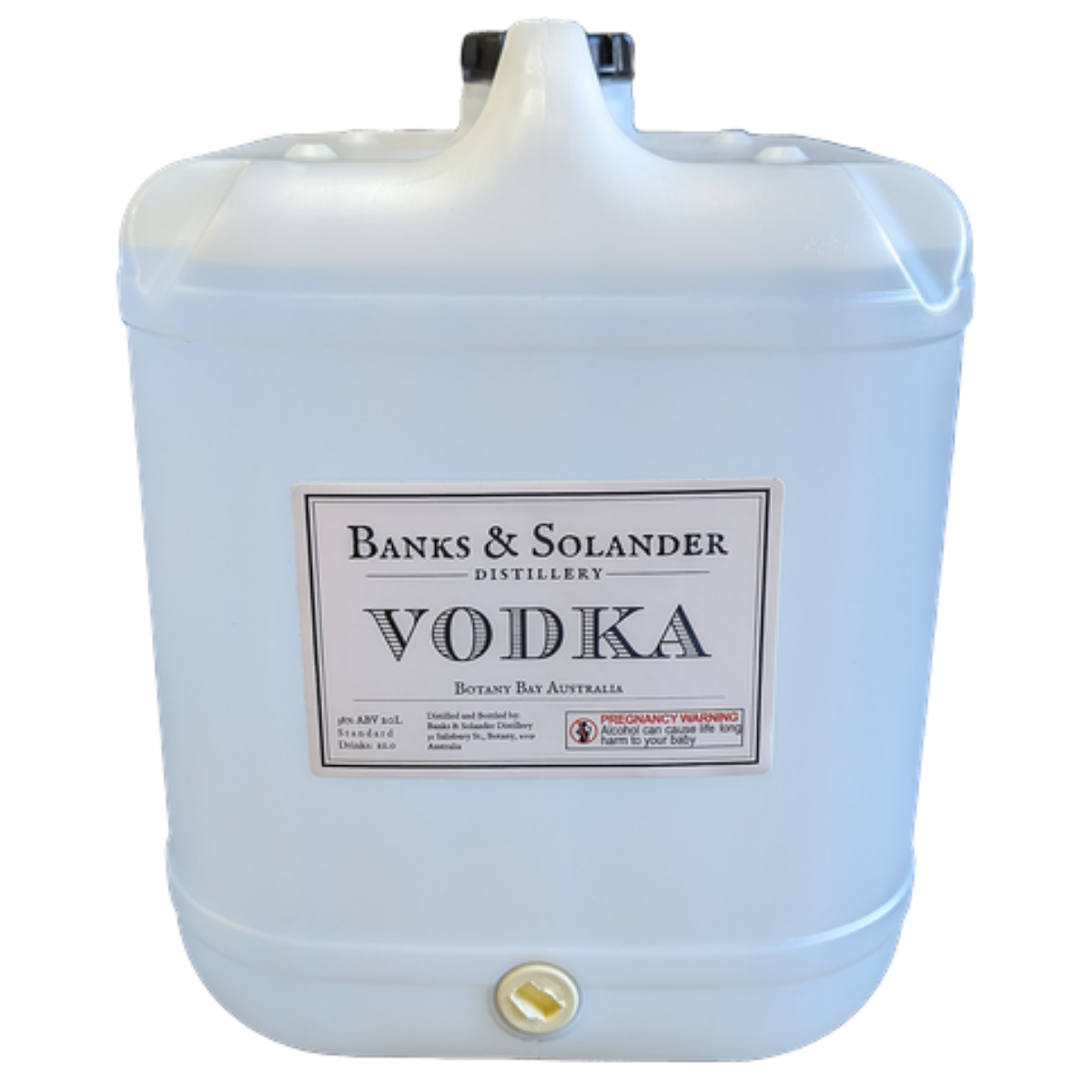 Banks & Solander Vodka 20lt