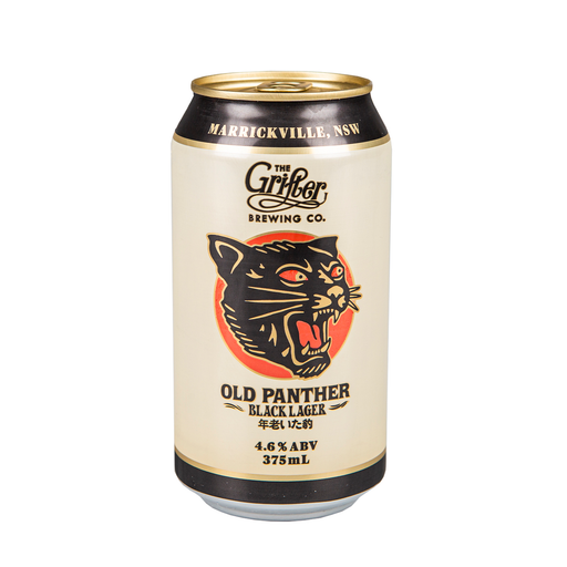 The Grifter Brewing Co Old Panther Black Lager 375ml