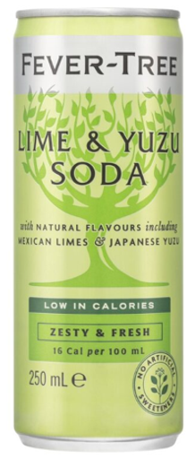 Fever Tree Lime & Yuzu Soda 250ml