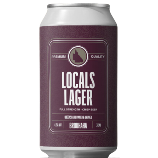 Brouhaha Locals Lager 375ml