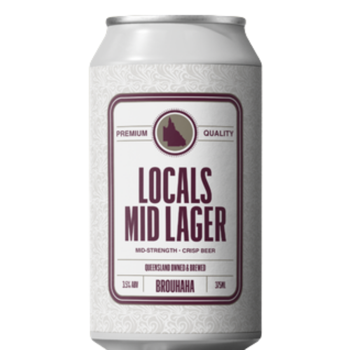 Brouhaha Locals Mid Lager 375ml