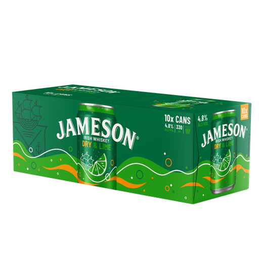 Jameson Dry Lime 4.8% 330ml