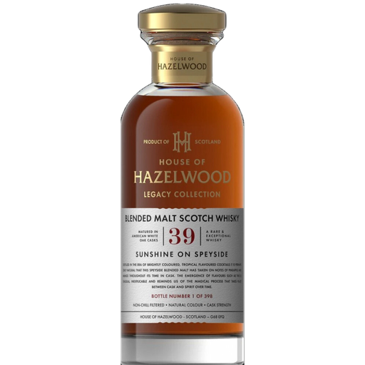 House Of Hazelwood Lc 39 Sunshine Speyside 700ml
