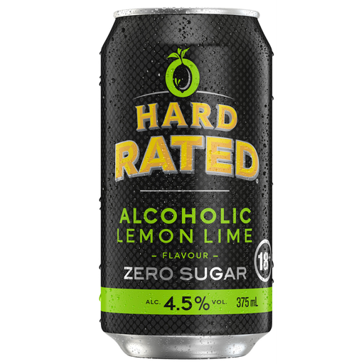 Hard Rated Lemon Lime Zero 375ml