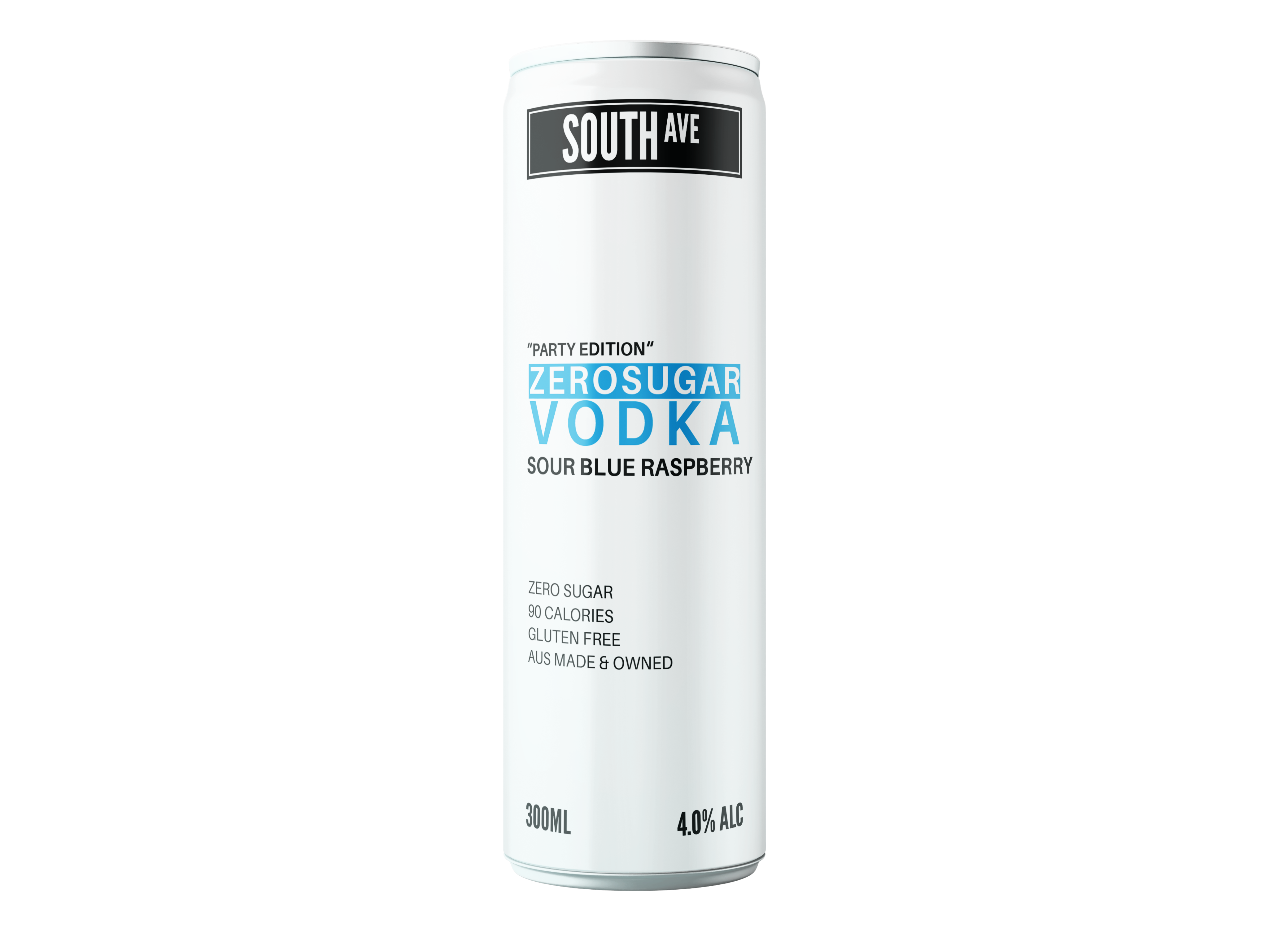 South Ave Sour Blue Raspberry 'Vodka' 300ml