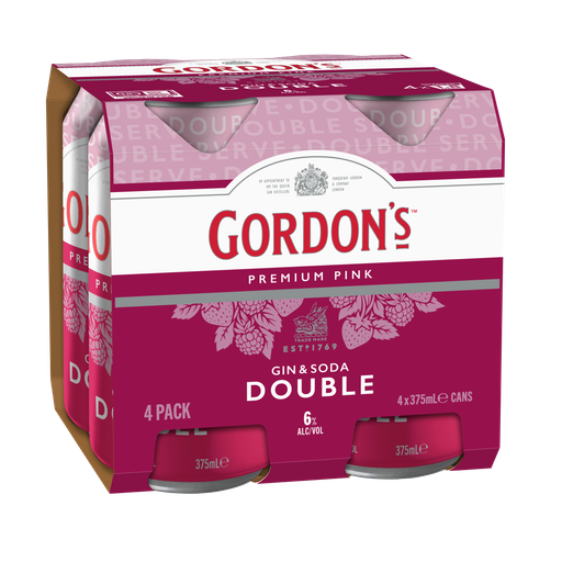 Gordons Pink Gin 6% 375ml