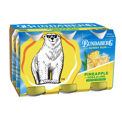 Bundaberg Rum Sunny Pineapple 375ml
