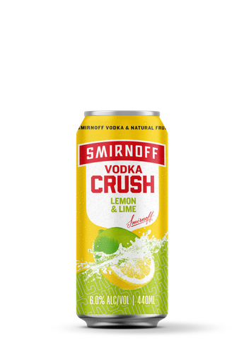 Smirnoff Crush Lemon & Lime 440ml