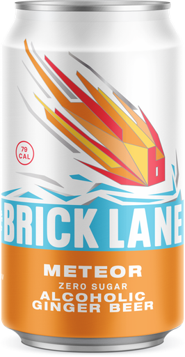 Brick Lane Meteor Zero Sugar Ginger Beer 355ml